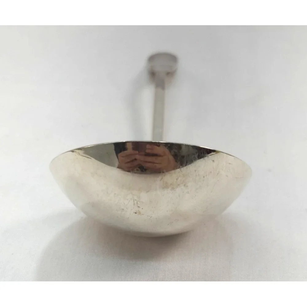 Antique Bailey Banks & Biddle Silver Plate‎ Soup Ladle, Fiddle Pattern 9 Inches